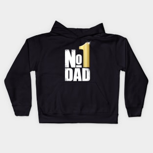 Number One Dad Kids Hoodie